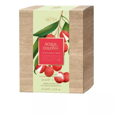 SET AC LYCHEE & WHITE MINT 50ML+SG 75ML